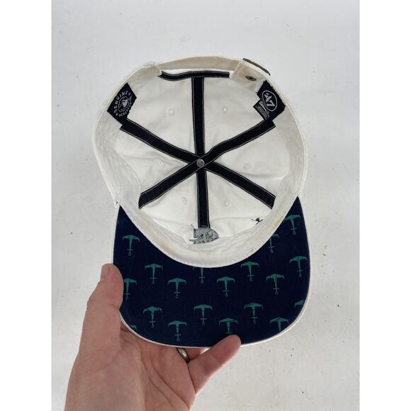 ‘47 Brand Seattle Mariners Dad Hat White Rare Anchor Embroidery - Picture 6 of 7